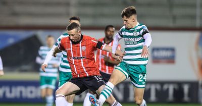 What time and TV channel is Shamrock Rovers v Derry City on today?