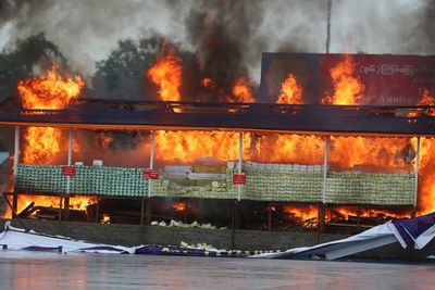 Myanmar burns $446 million worth of seized drugs as illicit trade booms in Southeast Asia