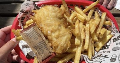 Couple complain about £15 fish and chips in seaside resort