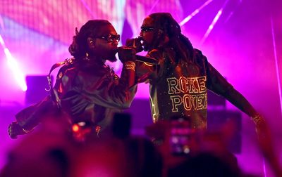 Offset and Quavo reunite at BET Awards to pay tribute to late Migos member Takeoff
