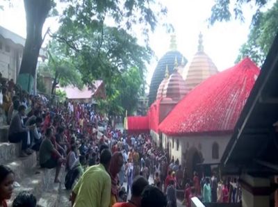 Ambubachi Mela 2023: Devotees seek Goddess Kamakhya’s blessings as temple doors reopen in Guwahati after 3 days