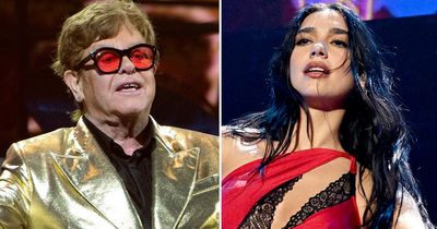 Dua Lipa slammed for 'ridiculous reason' she 'snubbed' Elton John Glastonbury set