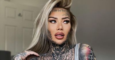 'Britain's most tattooed woman' shows what she looks like without ink