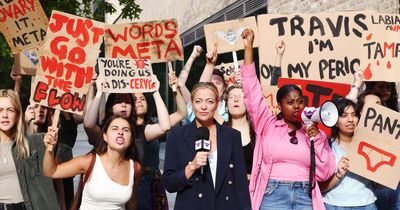 Protesters descend on Meta's office over censorship of women's health issues