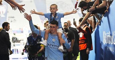 Phil Foden's four-year-old son amasses over one million Instagram followers in 24 hours