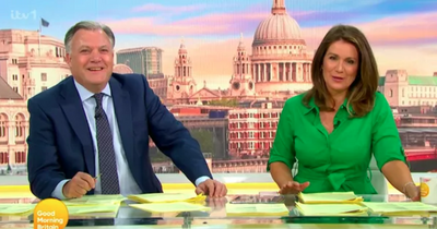 GMB’s Susanna Reid 'so sorry' for live TV blunder as co-host points out gaffe