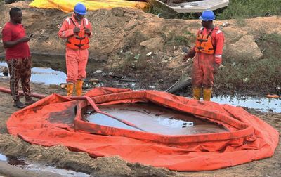 Shell pipeline spill fouls farms, river in Nigeria’s Niger Delta