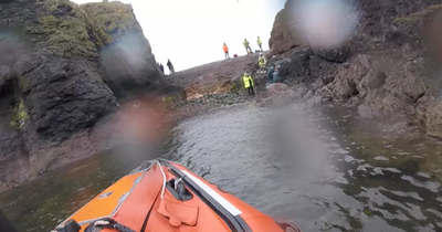 East Lothian boy plunges 15ft from rocks at harbour sparking RNLI rescue mission