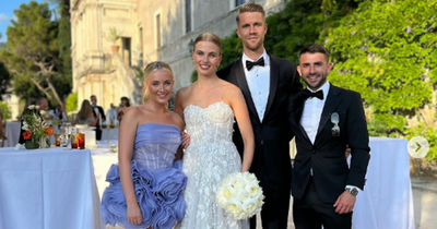 Inside ex-Celtic star Kris Ajer's dreamy wedding as Greg Taylor joins party with Stuart Armstrong