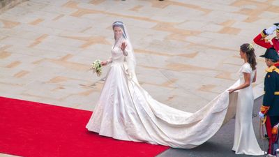 Of course Kate Middleton's wedding dress has been crowned royal favorite of all time, but we're surprised at who came last...