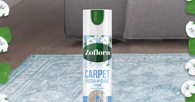 Zoflora launches first specialist carpet cleaning product - in linen fresh scent