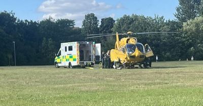 Ayr man rushed to Glasgow hospital by air ambulance after huge emergency response
