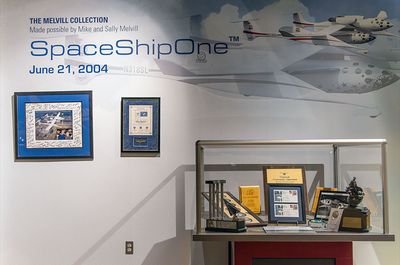 SpaceShipOne pilot's M&Ms, other mementos go on museum display