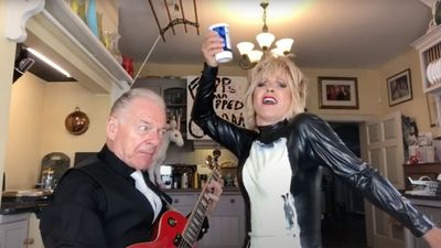 Robert Fripp and Toyah Willcox cover Cream – as they get covered in cream