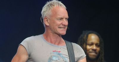 Ageless Sting, 71, shows off incredibly buff bod as he takes off on epic world tour