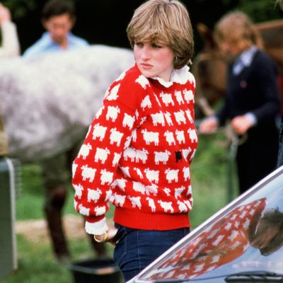 Princess Diana’s Iconic Black Sheep Sweater Is About to Go Up for Auction for the First Time