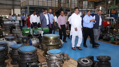 Patil visits industries, promises funds for revival of NGEF