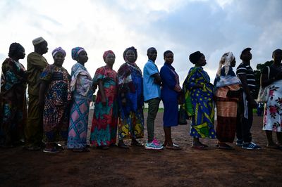 Sierra Leone’s President Bio leading in provisional vote results