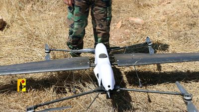 Lebanon's militant Hezbollah group says it shot down an Israeli drone near the southern border