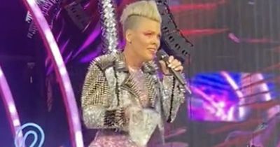 Pink stunned as fan throws mother's ashes onto stage mid performance