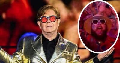 Welsh fan describes front row experience of Elton John's Glastonbury gig