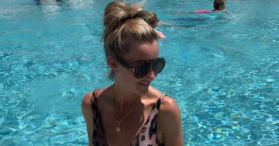 Helen Skelton enjoys time away from kids as she lounges in budget bikini at adults only hotel