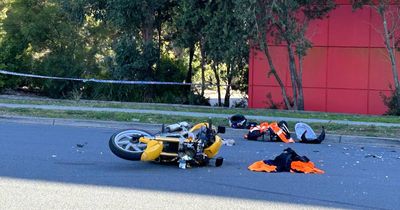 Motorbike rider in serious condition after crash