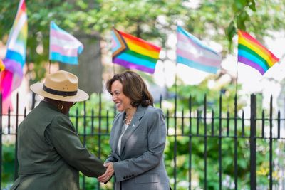 VP Harris visits historic LGBTQ+ landmark, decries flurry of anti-trans bills in state legislatures