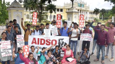 AIDSO blames NEP for drop in admissions to degree colleges