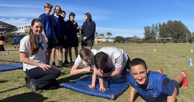 Pupils 'push up' to the challenge for mental health awareness