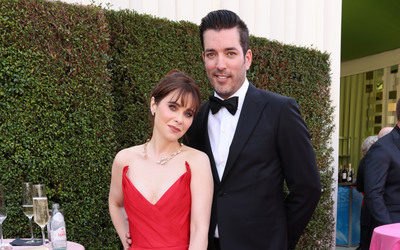 Jonathan Scott and Zooey Deschanel are masters of maximalism – so of course, their outdoor kitchen looks like this