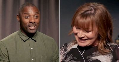 Idris Elba red-faced at Lorraine Kelly's incredibly crude comment in 'naughty' interview