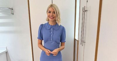 Holly Willoughby wows in Marks and Spencer midi dress on This Morning after Glastonbury weekend
