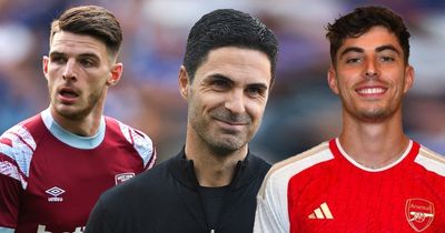 Mikel Arteta's Arsenal vision for Declan Rice and Kai Havertz has convinced both to sign