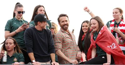 Ryan Reynolds and Rob McElhenney award women's team contracts after promotion heroics