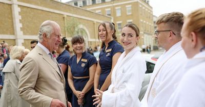 King Charles and Queen Camila surprise spa guests in their bathrobes in 'surreal' meeting