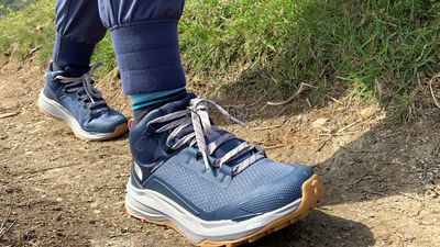 White hiking shoes are a thing and we don't understand why