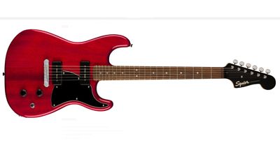 Wait, is the new Squier Strat-O-Sonic guitar fitted with an Epiphone wrap-over bridge?