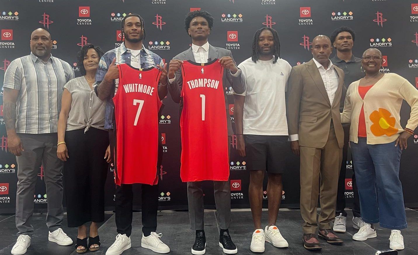 Rockets Rookie Thompson Rockets rookie Amen Thompson finds strength, role…