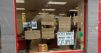 Iceland staff form roster as sit-in protest at Talbot Street escalates