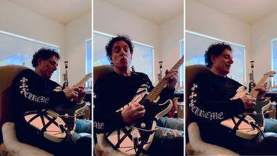 “A little tribute to Ed”: Neal Schon channels his inner Eddie Van Halen in jaw-dropping shred clip
