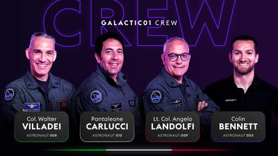 Virgin Galactic's 1st commercial spaceflight launches this week. Meet the 6-person crew of Galactic 01