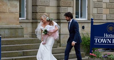Emmerdale's Amy Walsh says 'nothing goes plain sailing' in Tracy wedding scenes