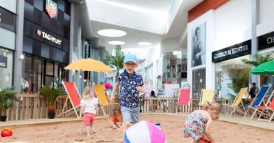 Indoor beach launched at Glasgow Silverburn to keep the kids entertained this summer