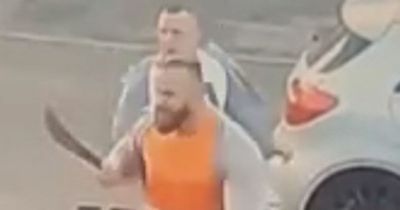 Police hunt pair who chased man and tried to attack him with machete
