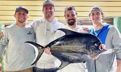 Angler didn’t know he hooked a fish; turns out to be rare catch, record