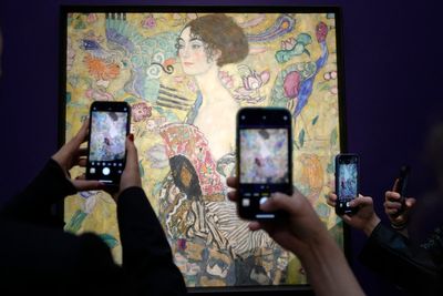 Watch live: Gustav Klimt’s ‘Lady With A Fan’ expected to sell for millions at auction