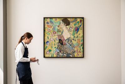 Klimt painting sets European record with $94 million price tag at Sotheby's auction in London