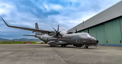 Irish Air Corps welcomes first new 'state of the art' maritime patrol plane at Baldonnel