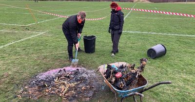 Edinburgh sports pitches burned by careless vandals as coach calls for more engagement